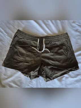 Vuori |  Olive Drawstring Athletic Shorts